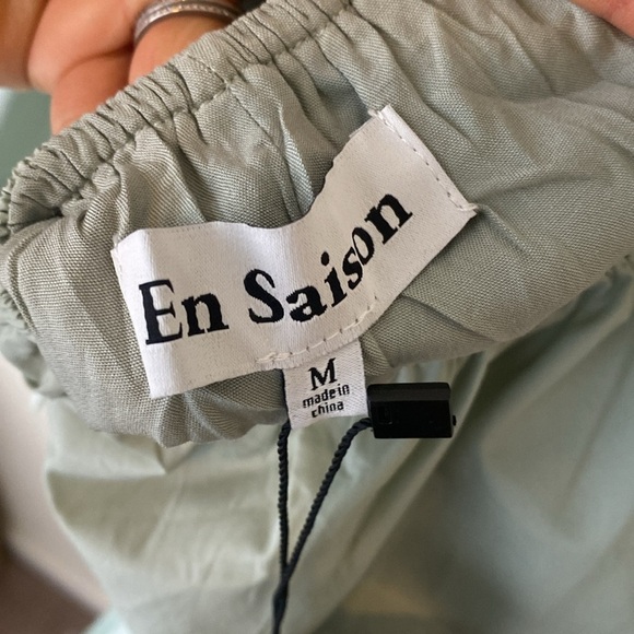 NEW EN SAISON Juliet Mini Dress in Seafoam - Picture 8 of 9